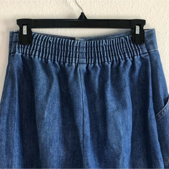 Sears Roebuck & Co Jeans the Fit Size 14 Approx Modern 4-6 Pants Elastic Ruched - Picture 6 of 7